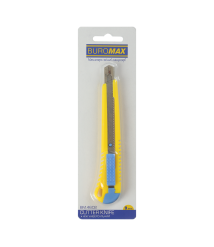 Cuțit de cancelarie, 9 mm, carcasă din plastic, BUROMAX